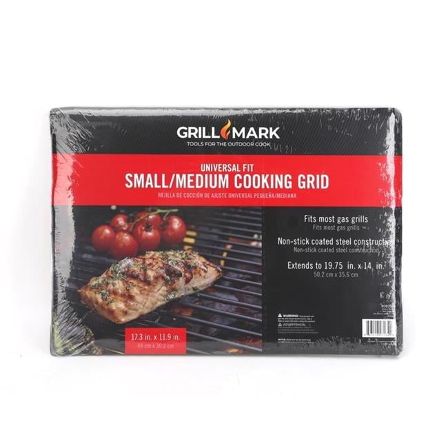 Black Steel Universal Fit Cooking Grid 17.3 in. x 11.9 in.