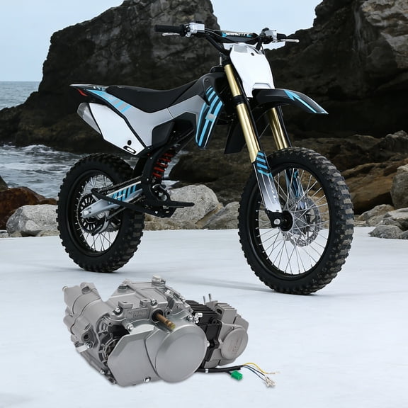 17.32*11.4*8.66in 4-stroke Engine,Black 125cc Engine,4-stroke Engin For CRF50 / CRF70 / XR50 / XR70