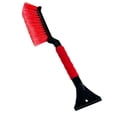 thumbnail image 1 of 17.32 Inch Snow Brush and Ice Scrapers for Car Windshield,Scratch Free Bristle Head Brush & Tough Window Snow Scraper,Foam Grip,Ice Removal Winter Car Accessories, 1 of 9
