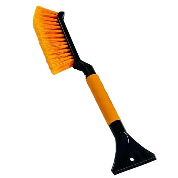 17.32 Inch Snow Brush and Ice Scrapers for Car Windshield,Scratch Free Bristle Head Brush & Tough Window Snow Scraper,Foam Grip,Ice Removal Winter Car Accessories