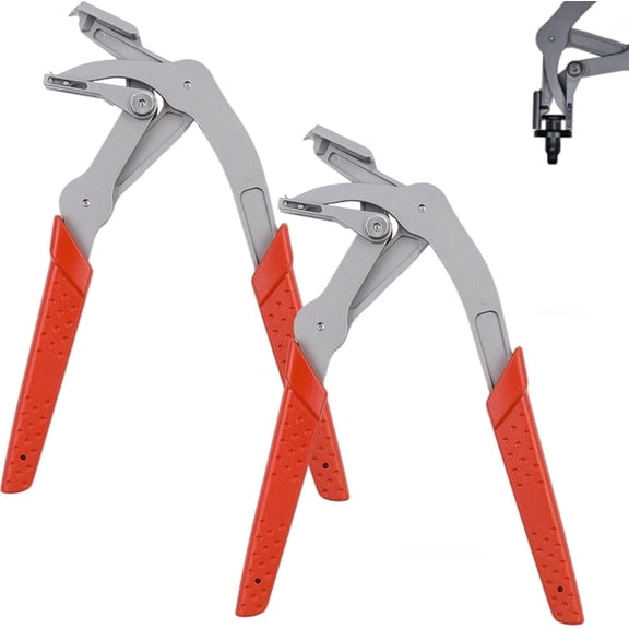 17-4 Stainless Steel Car Panel Clip Pliers, Non-destructive Automotive Plastic Rivet Remover, Plastic Fastener Removal Tool, For Door Panels, Trim Clips, Rivets, And Interior Panels (2 Pcs)