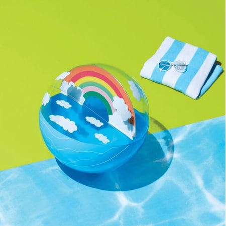 17.5" Beach Ball Rainbow - Sun Squad