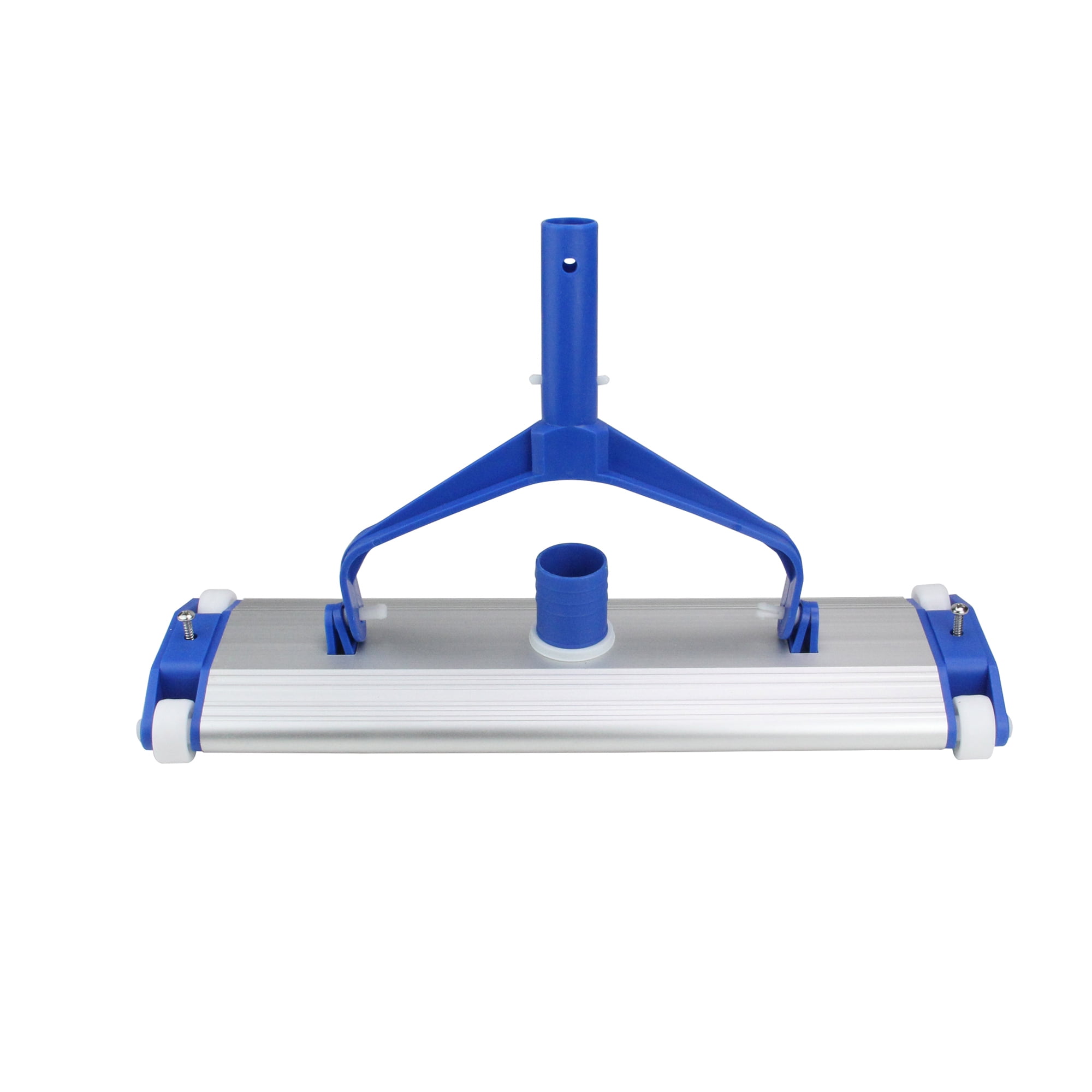 17.5" Blue and White Aluminum In-Ground Pool Vacuum Head