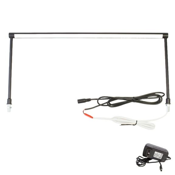 17.5" HORIZONTAL LED POLE LIGHT 4000K BLACK MODEL FY-C17 FOR SHOWCASE