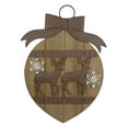 thumbnail image 1 of Northlight Rustic Reindeer Christmas Ornament Wall Sign - 17.5", 1 of 3