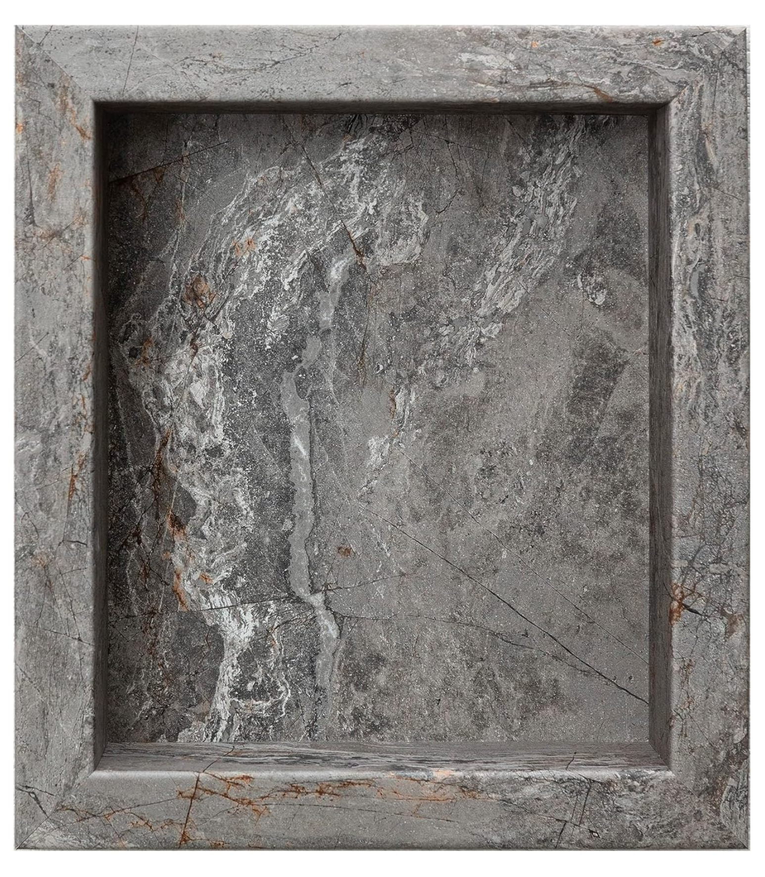 17.5 in. x 15.5 in. Vinyl Waterproof Shower Niche Insert in Spanish