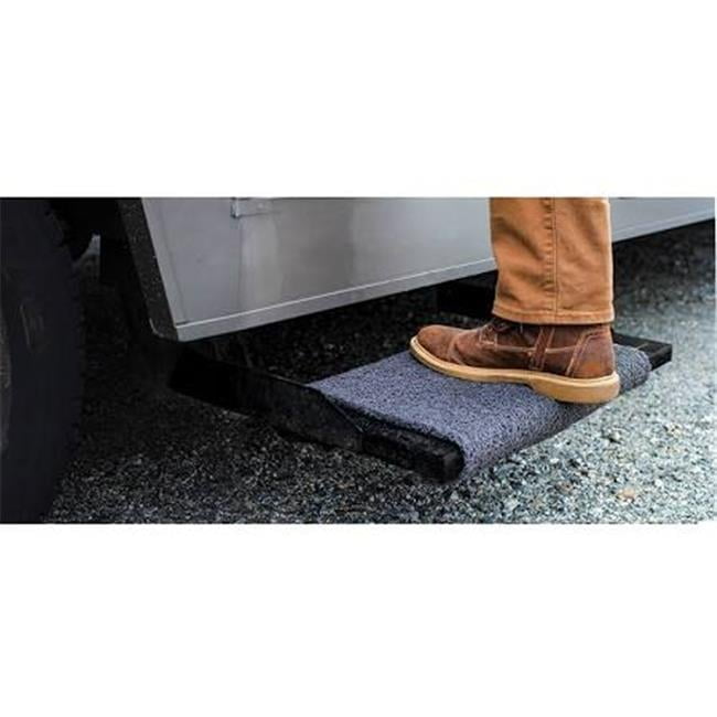 17.5 in. x 18 in. Scrub Rug Tape, Grey