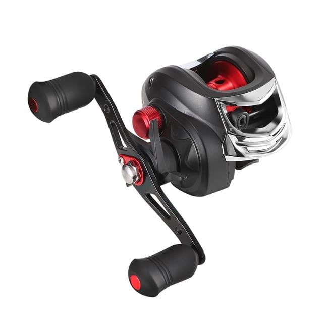 17.5 lbs Baitcasting Fishing Reel Drag Baitcasters 17 Plus 1 BB 7.1-1 Gear  Ratio Baitcast Fish Reel High Speed Long Cast Distance, Black - Unisex -  Walmart.com