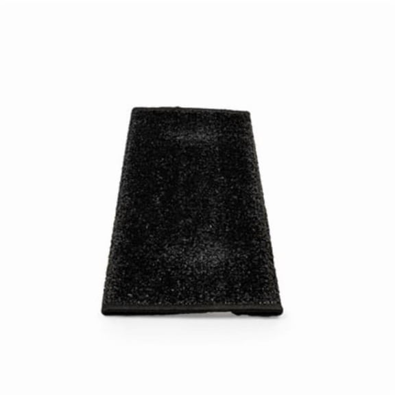 17.5 x 18 in. Premium Step Rug Turf with UV & TPE Hemmed, Black