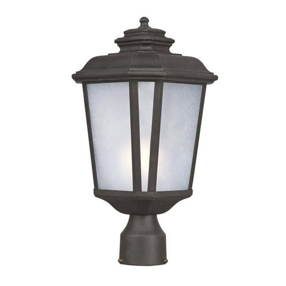 17.5 x 9 in. Radcliffe One Light Medium Outdoor Post, Black Oxide