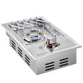 17,500BTU Liquid Propane Side Burner, Single Grilling Side Burners for