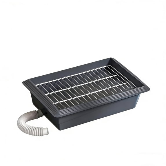 17.52x12.4x4.33 Inch Dog Toilet Training Tray Litter Pan With Water Tube,Reusablepuppy Pee Pad Holder Dog Potty Pan For Small And Medium Dogs