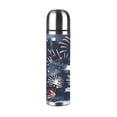 thumbnail image 1 of 17.5oz Vacuum Pot Thermos Cup Corrosion-Resistant Stainless Steel Without Odor And Stain Taste For Outdoor Sports Camping Hiking Cycling Independence Day Theme Star (3), 1 of 5