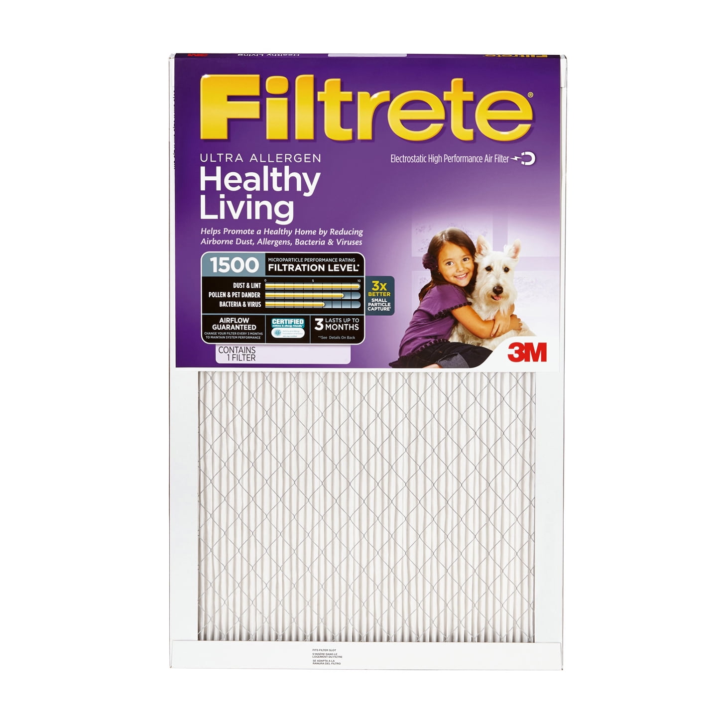 Filtrete High Performance Air Filter 1500 MPR 2029DC-4