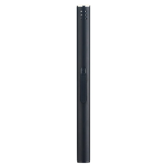 17.6" Extra Long Refillable Gas Lighter with Soft Flame for Candles Grills Lanterns Outdoor Use Safe Push & Press Ignition Non-Slip Rod Lighter Universal Applicable