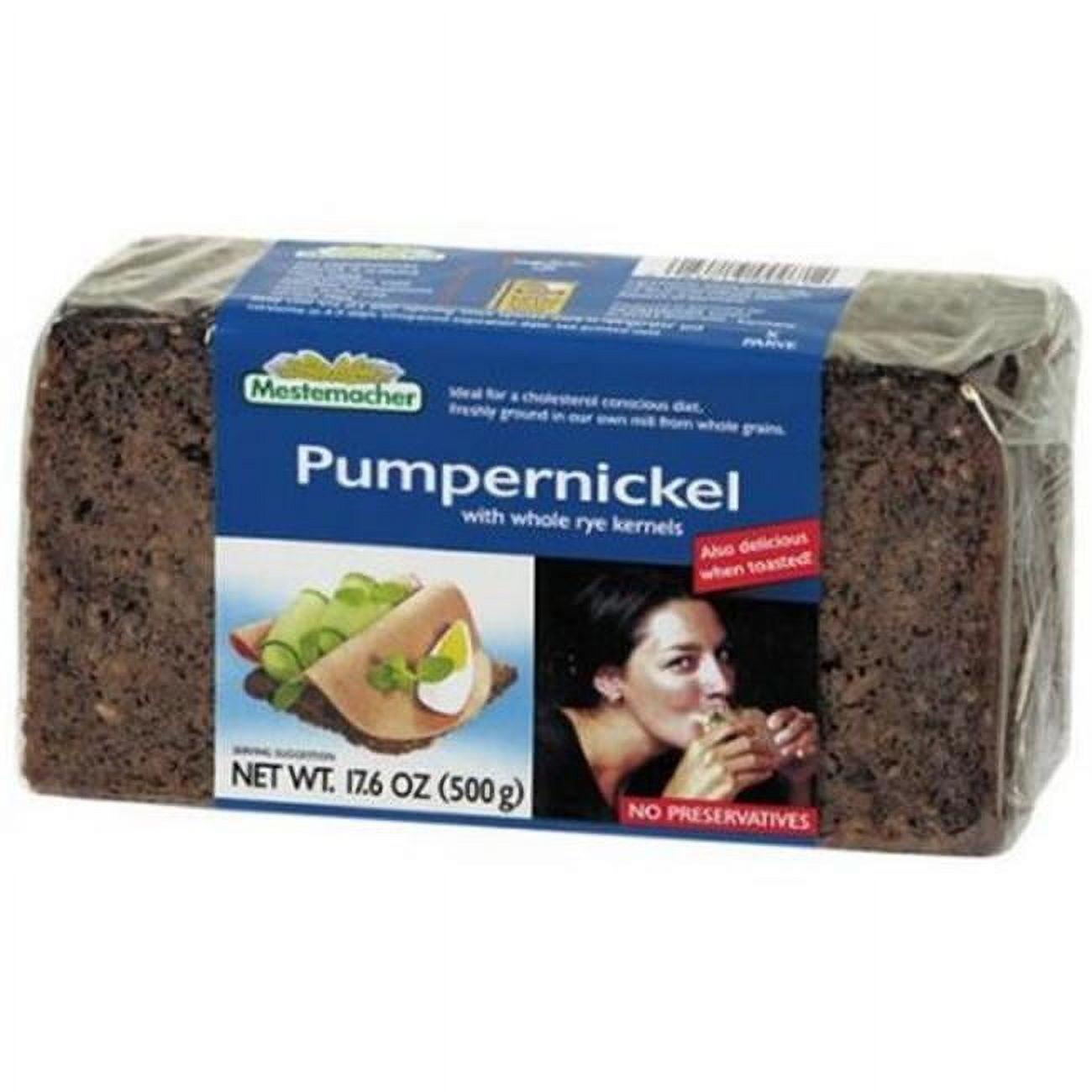 17.6 Ounce Pumpernickel Bread