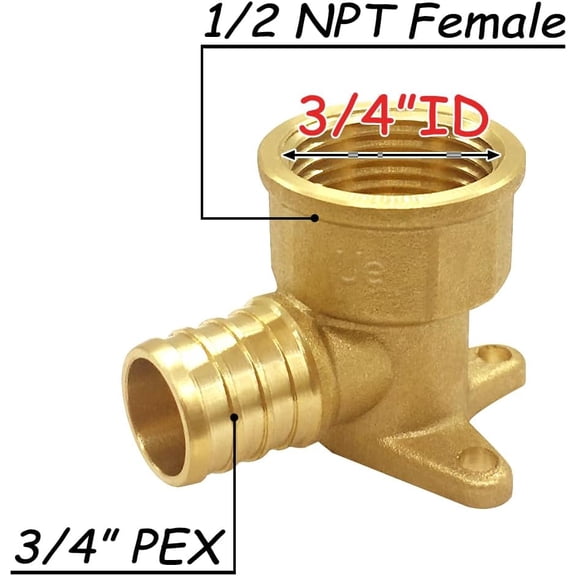17-6269 3/4-Inch Outside Diameter Compression Brass Union