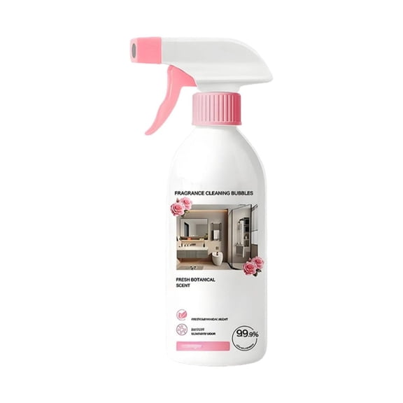 17.63 oz Multi-purpose Bathroom Foam Cleaner Spray, Fragrance Cleaning Bubbles, Bathroom Descaler Foam Spray for Bathtub, Shower, Toilet(lxf)