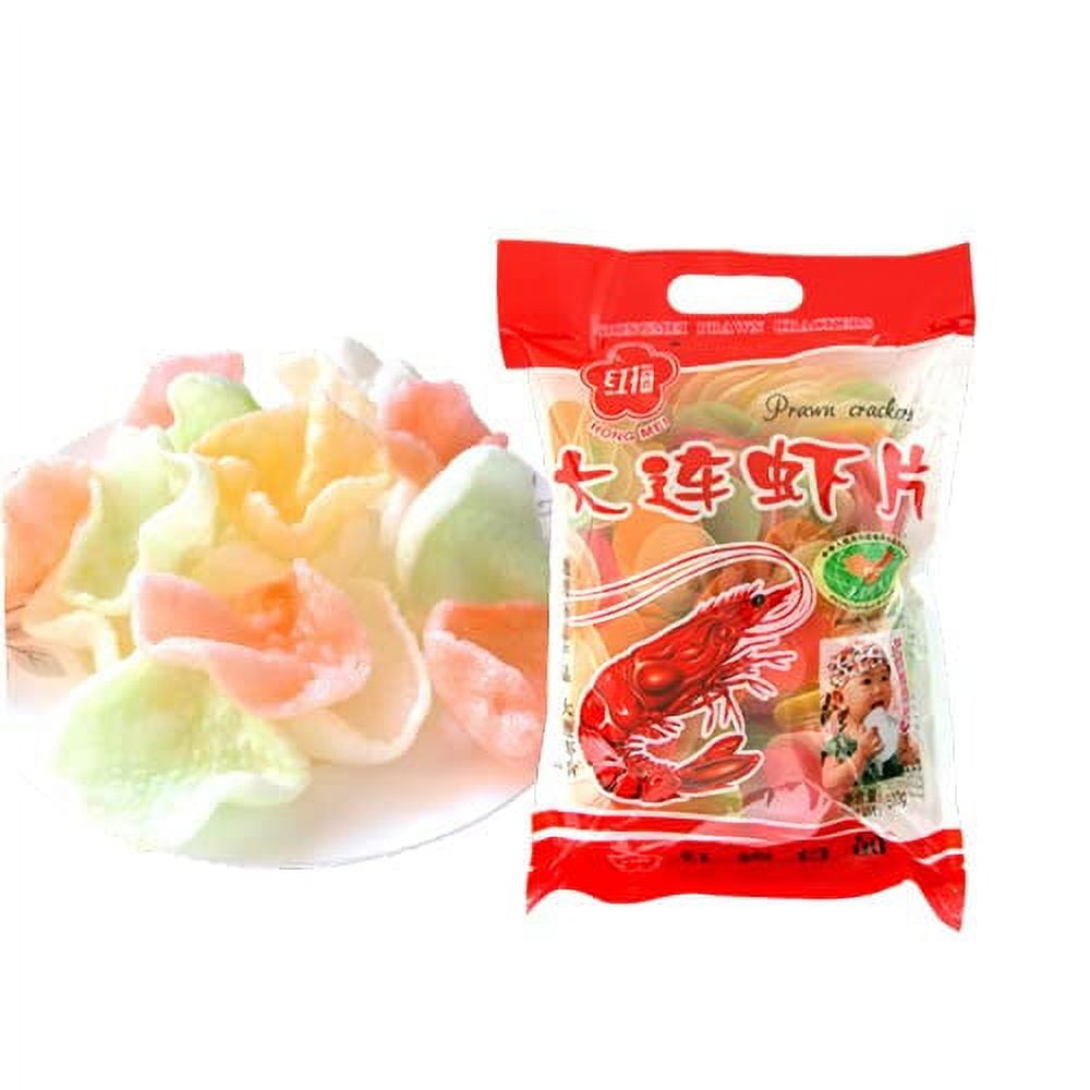 17.6oz / 500g Prawn Crackers Shrimp Chips, Chinese Classic Childhood