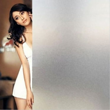 17.7"× 39.4" Privacy Glass Film Window Film Self-Adhesive Window Sticker Cling Static Sun Blocking Anti UV Window Privacy Film For Home Kitchen Office Bathroom Door