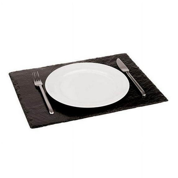 17 7/8 x 11 7/8 Rectangular Natural Slate Tray, L 17.875 x W 11.875 x H 1