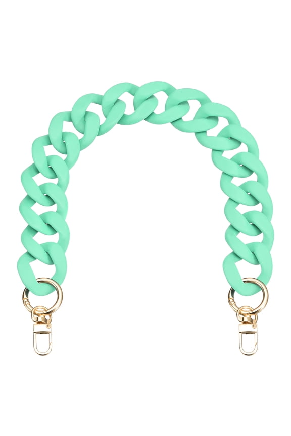 17.7" Acrylic Purse Chain Strap for Handle Shoulder Crossbody Handbag Bag Replacement, Green