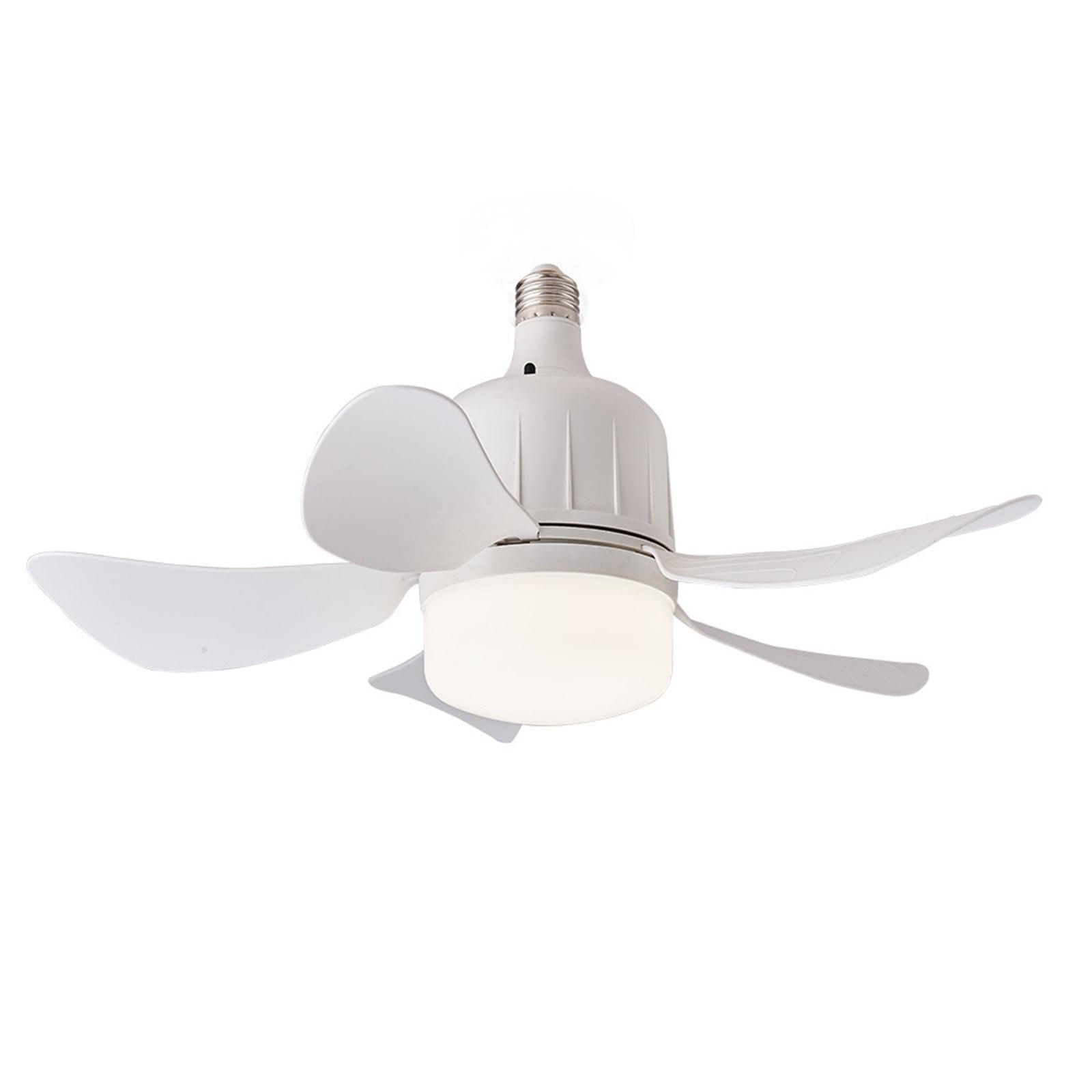 17.7 Inch E26/E27 Base Small Ceiling Fan With Light And Remote 3 Color