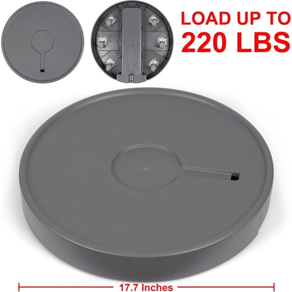 17.7 Inch Plant Caddy with Wheels Heavy Duty