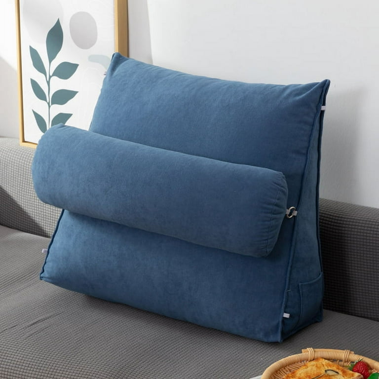 Sofa Back Wedge Cushion Lumbar Support Pillow Brace Neck –