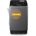thumbnail image 1 of 17.7 lbs Full Automatic Washing Machine with LED Display Compact Washing Machine with Drain Dump, 10 Wash Programs and 8 Water Levels Ideal for Dorms, Apartments, Grey, 1 of 13