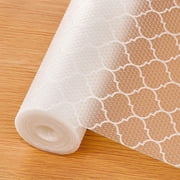 Genreen 11.8 x 118.1 in Shelf Liner Non Adhesive Shelf Liners for Kitchen Cabinets , Waterproof Shelf Paper – Durable EVA Cabinet Liners