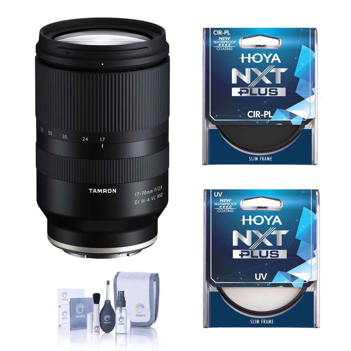 Tamron 17-70mm f/2.8 Di III-A VC RXD Lens for Sony E, Bundle