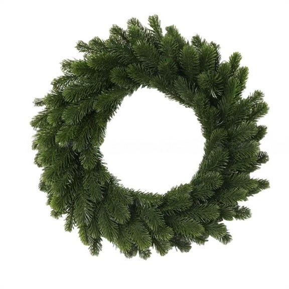 17.71Inch Christmas Wreath for Front Door,Real Touch Pine Greenery Artificial Wreath for Outdoor Indoor Decor-Farmhouse Holiday Winter Wreath for Porch,Window,Mantle,Wall Fireplace Xmas Decorations