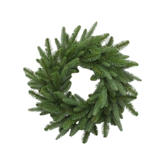 17.72 Inch Artificial Christmas Norfolk Pine Wreath for Front Door Realistic Green Pine Needles Wreath Wall Windows Indoor Outdoor Xmas Holiday Home Decorations