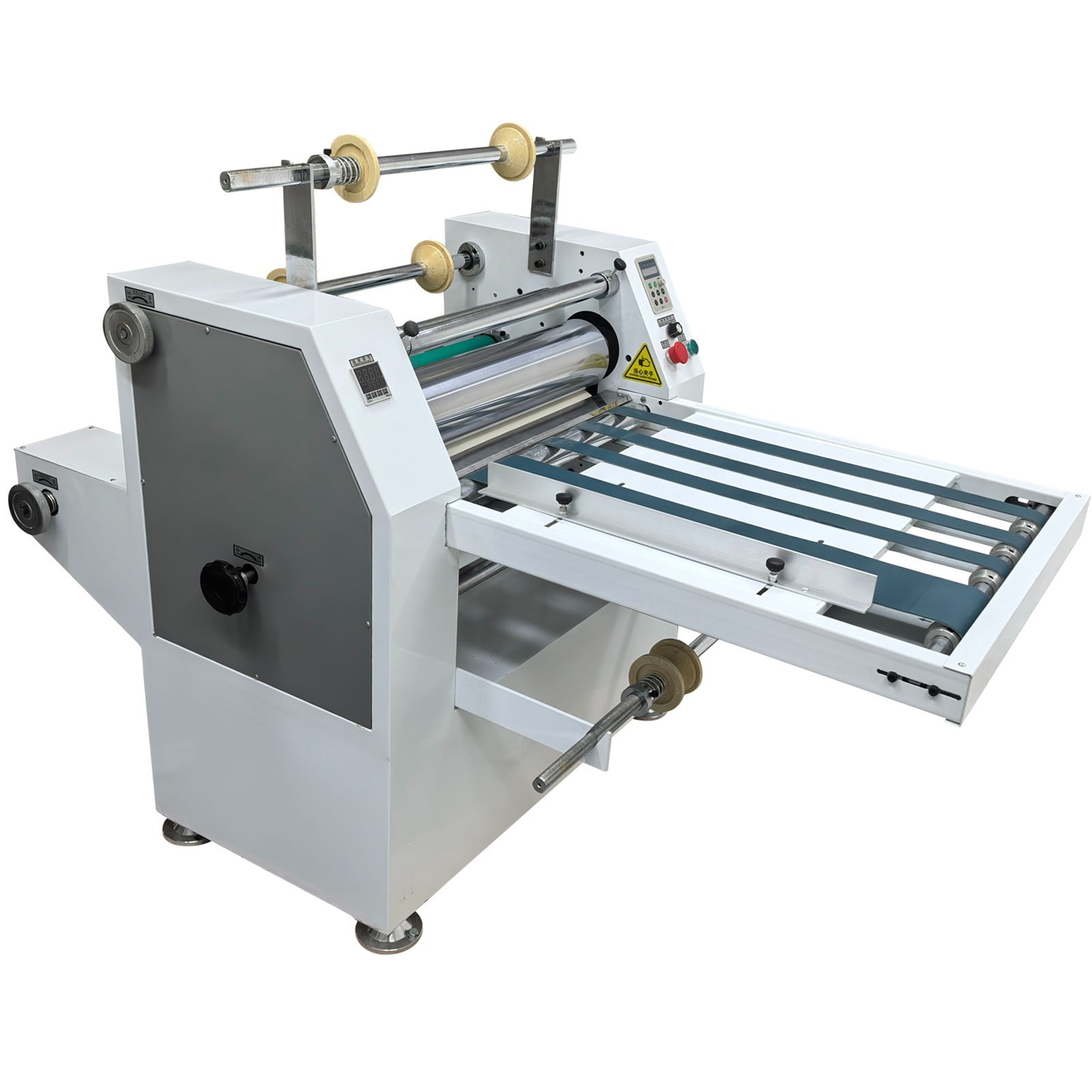17.72in Steel Roller Thermal Laminator with Conveyor Belt Winding Mechanism