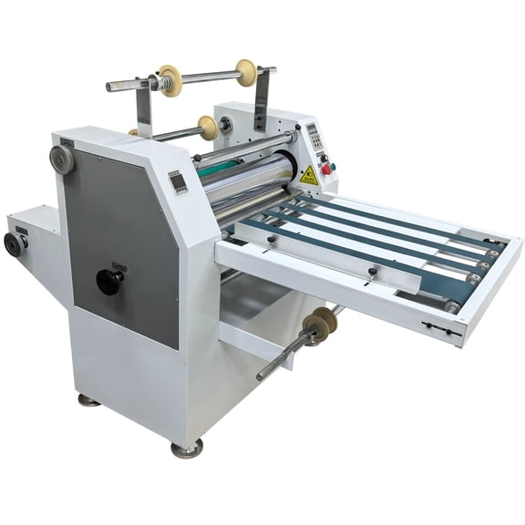 17.72in Steel Roller Thermal Laminator with Conveyor Belt Winding Mechanism
