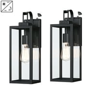 17.75"H Outdoor Light Fixtures Wall Mount Large Dusk to Dawn Outdoor Lighting  for House, Porch, Home, Doorway  2-Pack