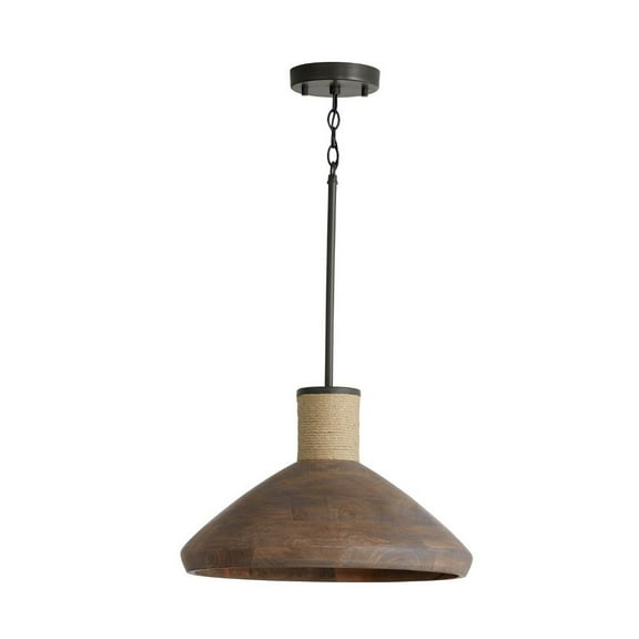 17.75 Inch 1 Light Pendant In Urban/Industrial Style 17.75 High By 10.75 Wide     -Traditional Installation Capital Lighting 340313Yg