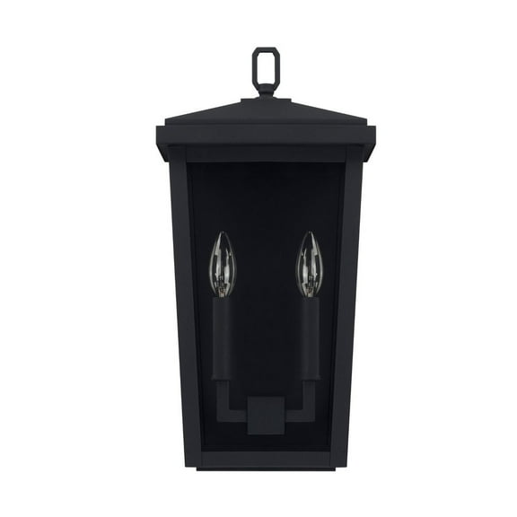 926222BK-Capital Lighting-Donnelly 17.75 Inch Outdoor Wall Lantern Transitional Approved for Wet Locations Rain or Shine made for Coastal