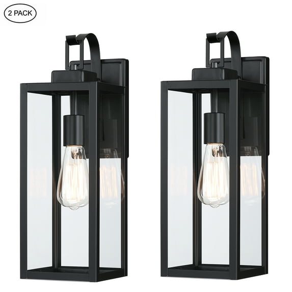 17.75" Outdoor Light Fixtures Wall Sconces Large Outdoor Wall Lights for Porch, House, Doorway, Hallway (2-Pack)