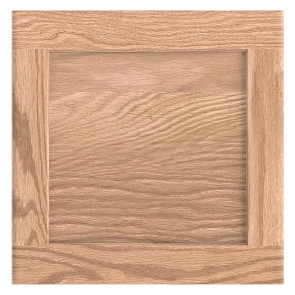17.75W x 17H Unfinished Oak Kitchen Cabinet Door Replacement, Shaker Style
