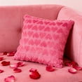 thumbnail image 1 of 17.7inValentines Day Throw Pillow Covers, Love Heart Cushion Cover, Decorative Rose Heart Pillow Case, Perfect for Home Decor and Valentine's Gifts(No pillow insert), 1 of 7