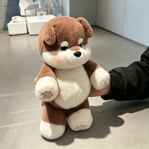 17.7inch Running Plushies - 2026 New Cute Running Alaskan Malamute Plush Toy, Interactive Moving Legs Stuffed Animals for Stress Relief, Christmas Birthday Gift for Kids & Adults(I)