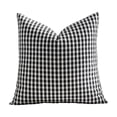 thumbnail image 1 of 17.7x17.7 Inch Outdoor Waterproof Pillow Covers, Check Pattern Decorative Cushion Cases for Patio, Pool, Garden, Sofa, Porch, and Outdoor Furniture Decor, 1 of 6