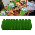 thumbnail image 1 of 17.7x8.9In Faux Tropical Leaves,Reusable Banana Leaves,Pack of 10 QZS Table Decoration Accessories for Table Runner Centerpieces Placemat, 1 of 6