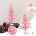 thumbnail image 1 of 17.8" Christmas Tree Table Decorations with LED, Mini Artificial Christmas Tree Tabletop Small Xmas Tree for Holiday Indoor DIY Christmas Decor, 1 of 7