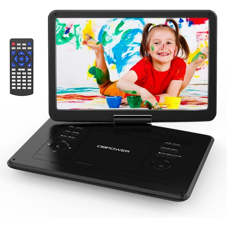 Boifun 17,5 Tragbarer DVD-Player Mit 15,6 HD-Schwenkbildschirm mit Akku