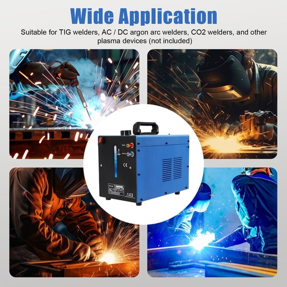 17.95*9.96 Free Standing Blue Blue Welding Water Cooler 10L TIG Miller Welder Torch Water Cooling Machine