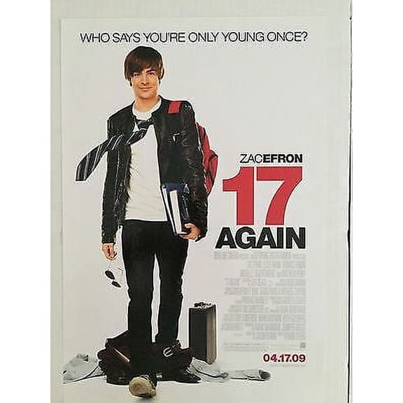 17 AGAIN - ZACH EFRON - 11.5x17 PROMO MOVIE POSTER