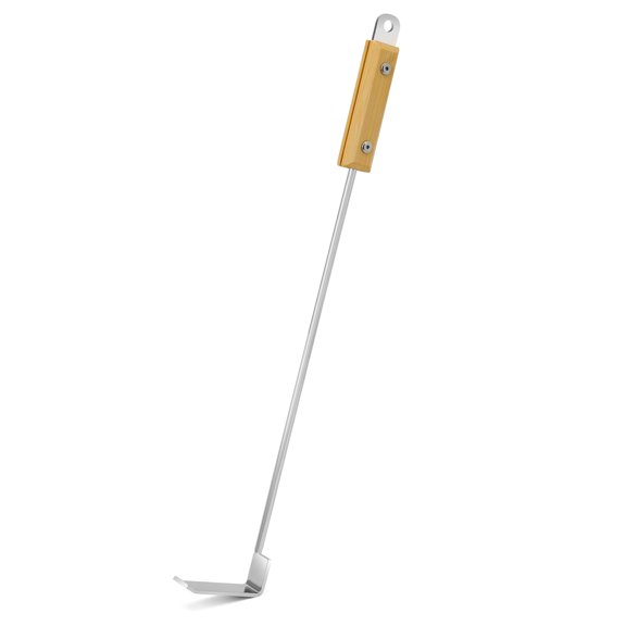 17" BBQ Ash Tool Poker Stainless Steel Charcoal Rake